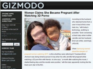 3D Porn | Gizmodo Pregnant | 3D Pregnant