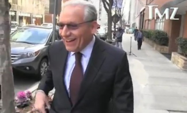 Gossip Reporter Ambushes Bob Woodward About His Watergate Era Sex Life