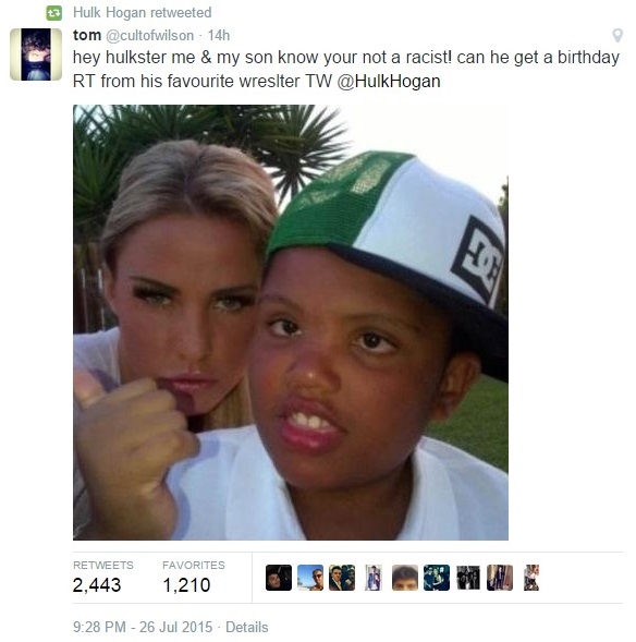 hulk hogan retweet 1