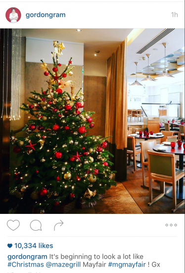 Gordon Ramsay Christmas Instagram