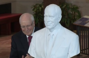 dick cheney bust unveiled