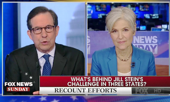 ‘There’s Not a Chance in the World’: Chris Wallace Battles Jill Stein ...