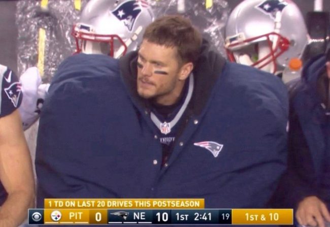 Okay, So What Was the Deal With That Enormous Jacket Tom Brady Wore  Yesterday?