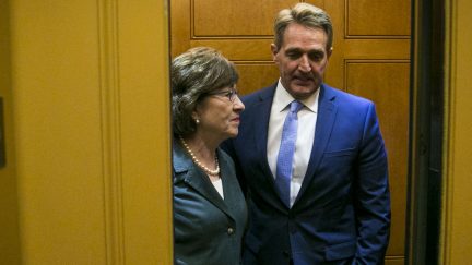 .S. Sen. Susan Collins (R-ME) and Sen. Jeff Flake (R-AZ)