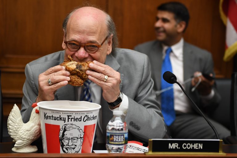 Download House Democrat Brings Chicken to Mock Barr's Hearing No-Show