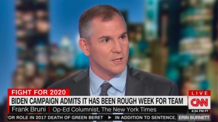 NYT's Frank Bruni Hits Joe Biden for Abortion Flip-Flop Stumble