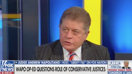 Andrew Napolitano Compares Roe v. Wade to Pro-Slavery Decision