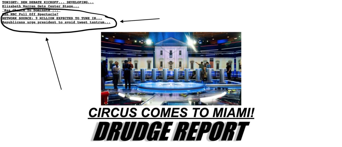 Drudge NBC Debates to Bring in Whopping 9 Million Viewers