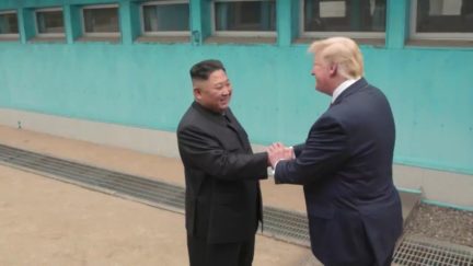 Trump Tells Kim Jong Un 'It's My Honor' To Meet Him at Border, Steps Into North Korea