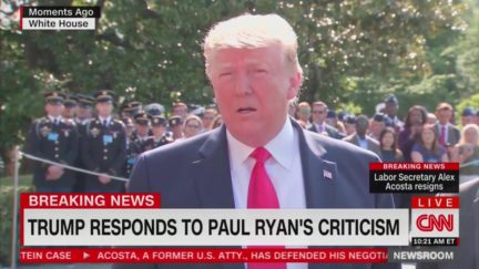 Trump Bashes Paul Ryan