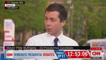 Pete Buttigieg Explains Weird Smudge