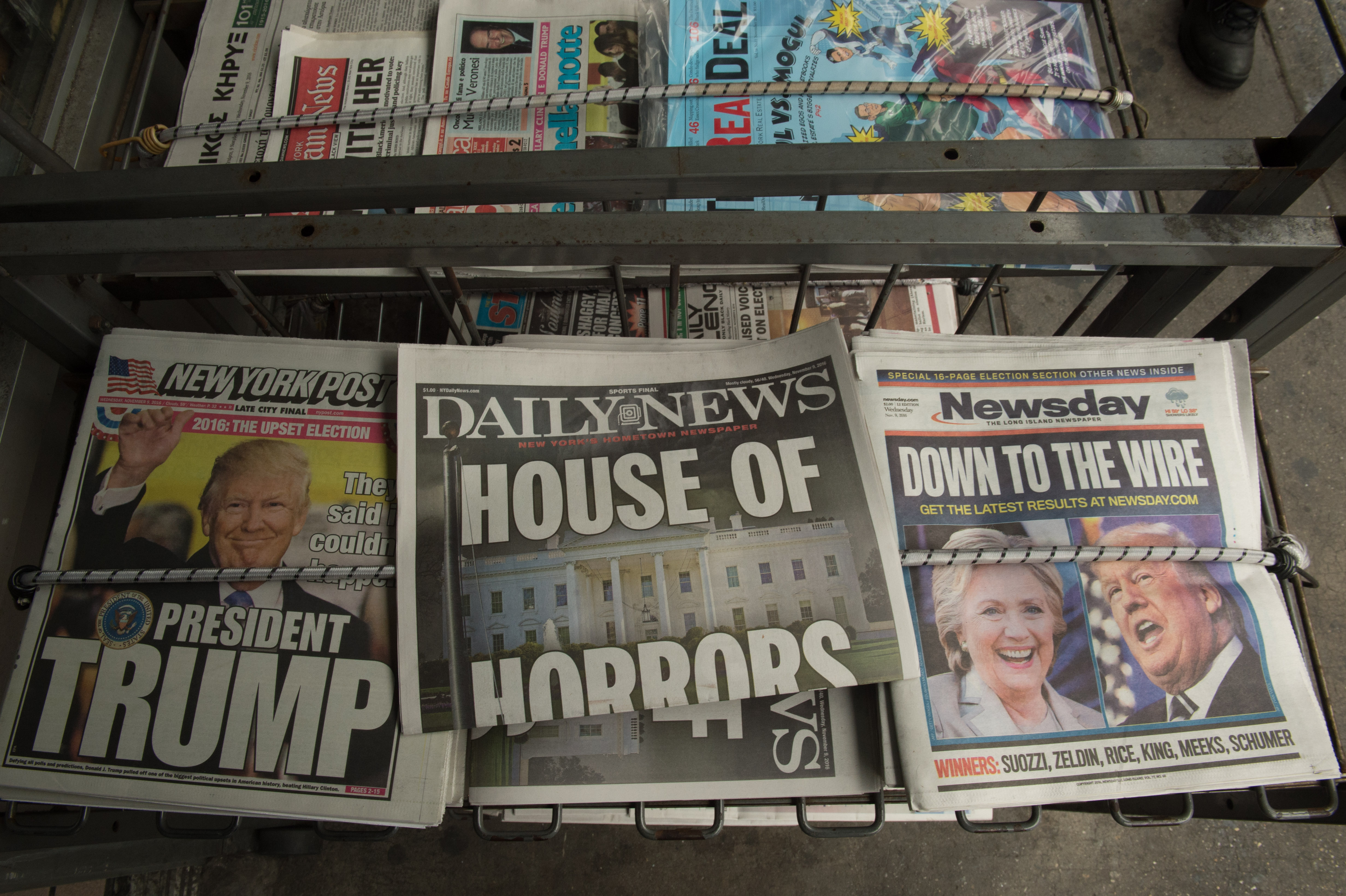 On Media and Trump: The Incredibly Shrinking Print Media