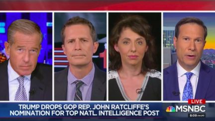 MSNBC Panel Cheers Withdrawal of Trump's DNI Nominee