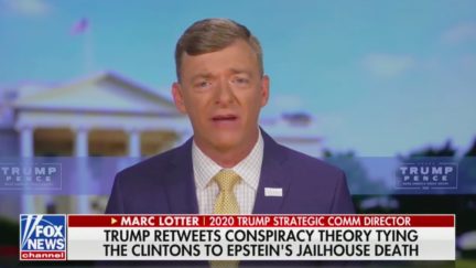 Trump Campaign Aide Marc Lotter Defends Epstein Clinton Conspiracy