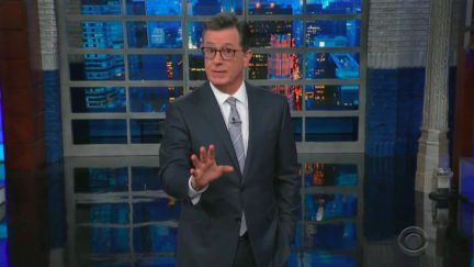 Stephen Colbert Mocks Mitch McConnell's Inaction on Gun Control
