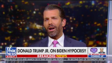 Donald Trump Jr. Says He'd Be 'Really Rich' If His Dad Were Joe Biden