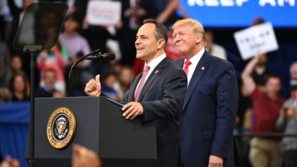 Donald Trump, Matt Bevin at campaign rally