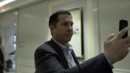 Nervous-Looking Devin Nunes Confronted by The Intercept