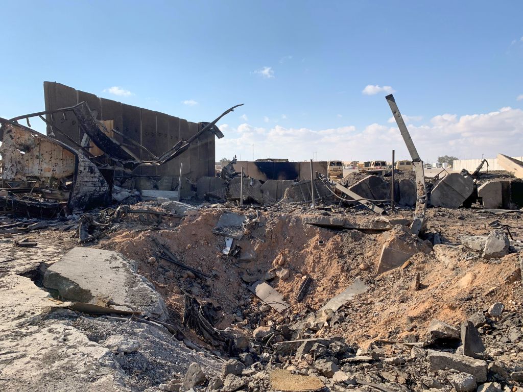 Iran Missile Attack on Al-Asad Airbase in Western Iraq