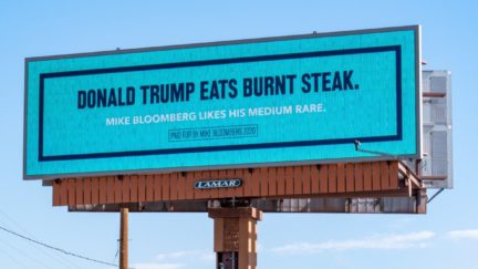 Bloomberg Billboards Target Trump