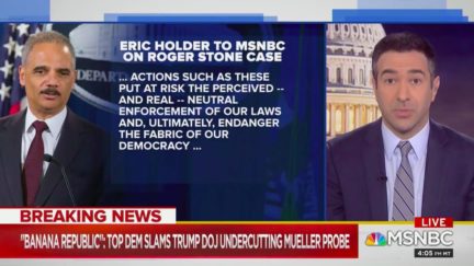 Eric Holder Warns Trump's DOJ Interference 'Endangers Democracy'