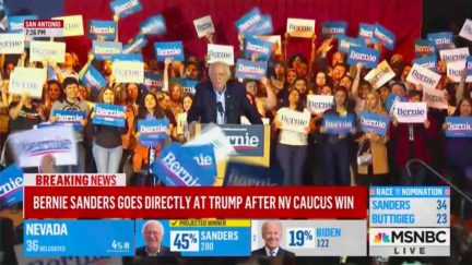 Bernie Sanders Delivers Barn-Burning Victory Speech After Winning NV Caucus