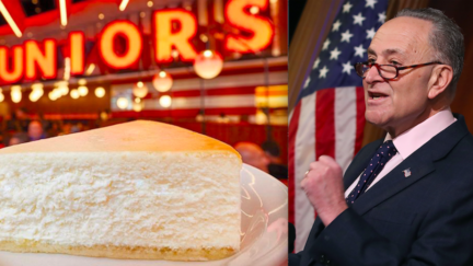 Chuck Schumer cheesecake
