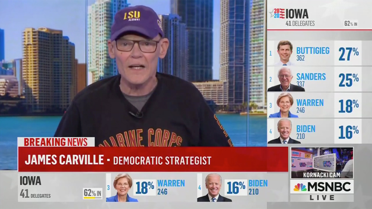 James Carville Warns Democrats Ahead Of 2020 Election