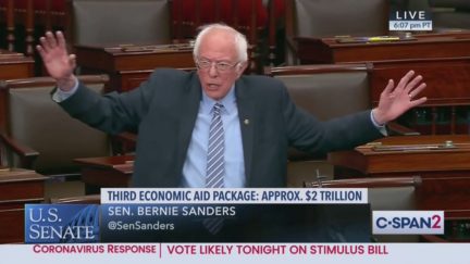 Bernie Mocks GOP Senators Objecting to Extra Unemployment Benefits