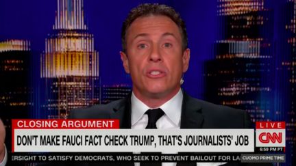 Chris Cuomo Worries About Future of Dr. Fauci If He Keeps Being Forced to Correct Trump's Lies