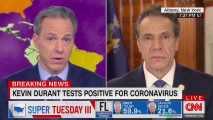Jake Tapper Presses NY Gov. Andrew Cuomo on NBA Players Getting