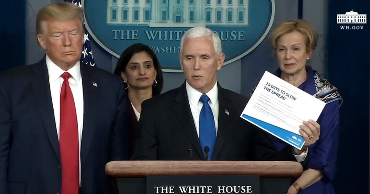 Pence, his wife will be tested for coronavirus