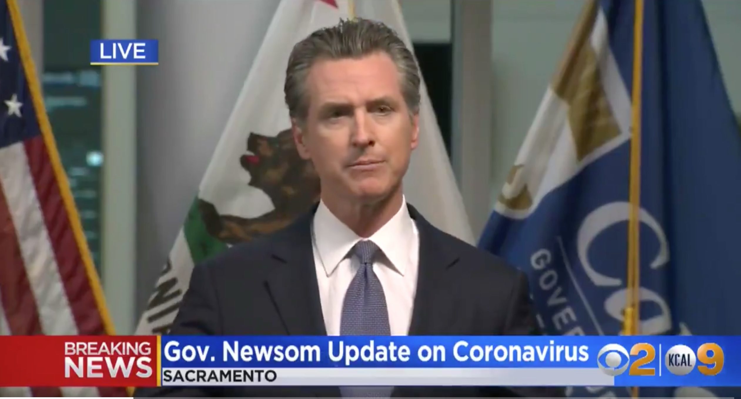 Newsom: 56 percent of California expect to get coronavirus