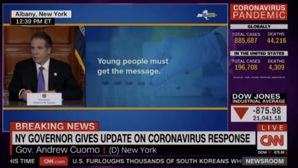 gov. cuomo during corona presser