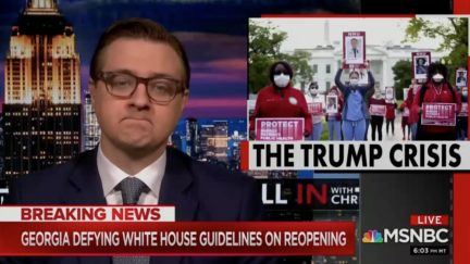 Chris Hayes Calls Out GA Gov's Move to Reopen With Virus Peaking 'Insane'