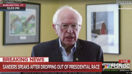 Bernie Sanders drops out of race.