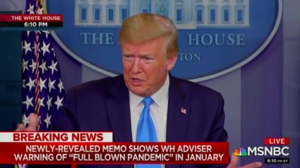 Trump Confronted on Navarro Memo