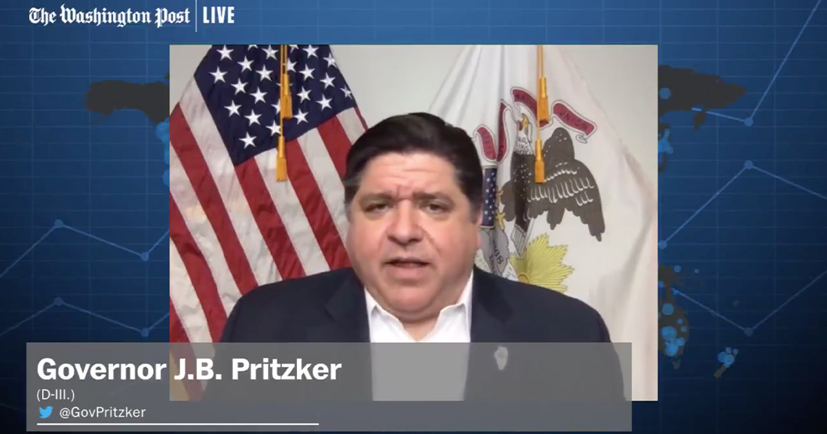 J.B. Pritzker Blasts Trump For 'Fomenting Protests'