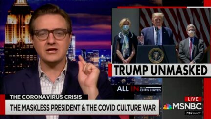 Chris Hayes Calls Out 'Culture War Virtue Signaling' Among Trump Supporters Who Refuse Mask Wearing