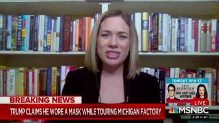 Former Bush Aide Elise Jordan Slaps Down Trump for Refusing to Be Seen Wearing a Mask at Ford PPE Plant