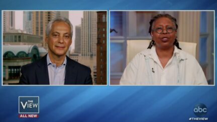 Rahm Emanuel Whoopi Goldberg