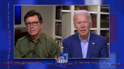 joe biden stephen colbert