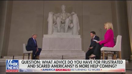 Trump Got Exemption from Federal Law for Fox News Town Hall In Lincoln Memorial