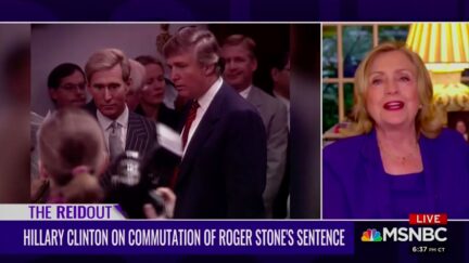 Hillary Clinton Calls Out Trump's Commutation to 'Shut Up' Roger Stone