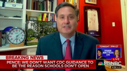 Ron Klain Calls Out Pence, CDC Director for Dismissing CDC Guidelines when Reopening Schools