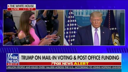 Kaitlan Collins Corners Trump on Refusal to Fund Post Office and Mail-In Voting