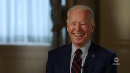 joe biden laughing