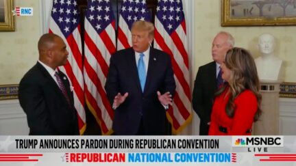 Trump Politicizes Pardon by Announcing It During RNC Convention