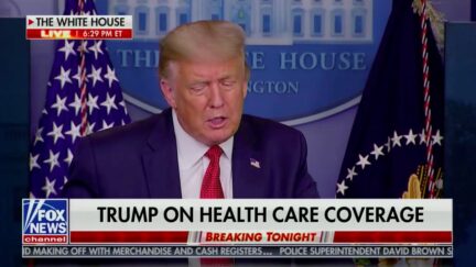 Trump Says EO on Pre-Existing Conditions Is 'Double Safety Net'
