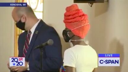 BLM Activist Unloads Anger During Biden Event